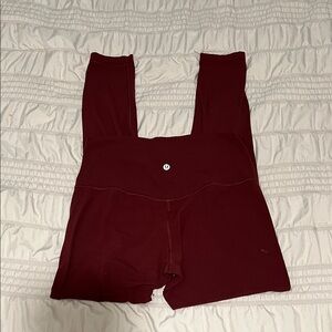 lululemon athletica Burgundy Leggings